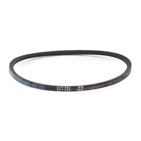 D&D SPA930 Metric V-Belt, 930mm Outside Length, 13 mm Top Width, 10 mm Thickness, 1 Ribs SPA930